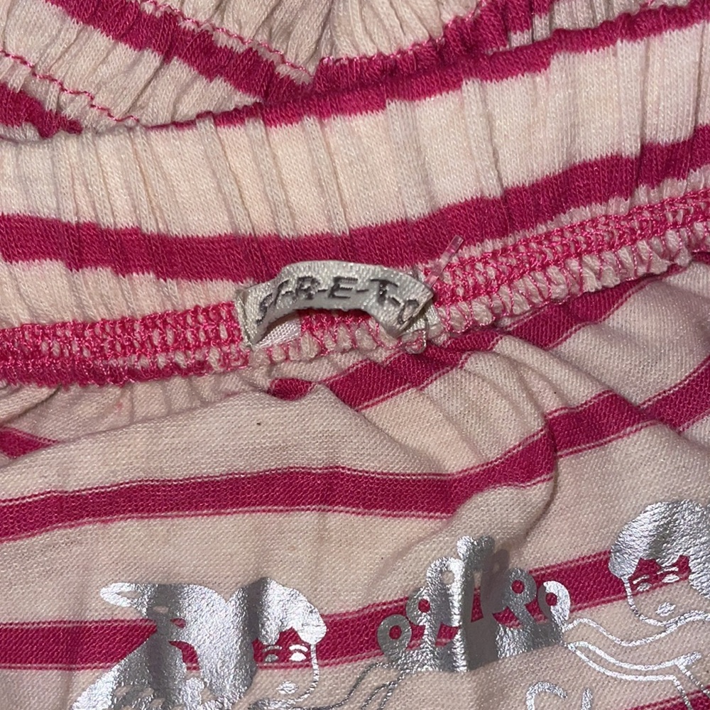 Poof! Pink and Off White Strapless Halter Medium NWT - Picture 7 of 12